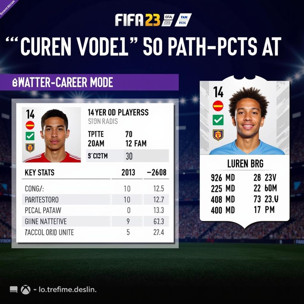 14-Year-Old Player Potential in FIFA 23 Career Mode