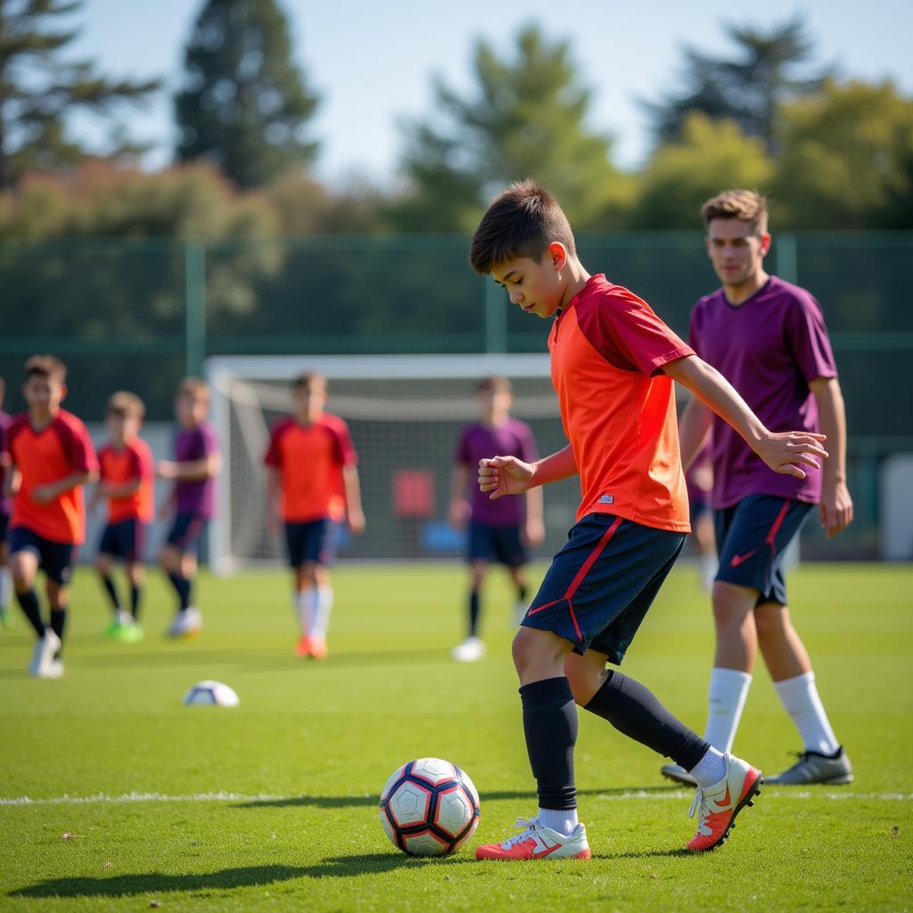 18s Football Academy Training Session