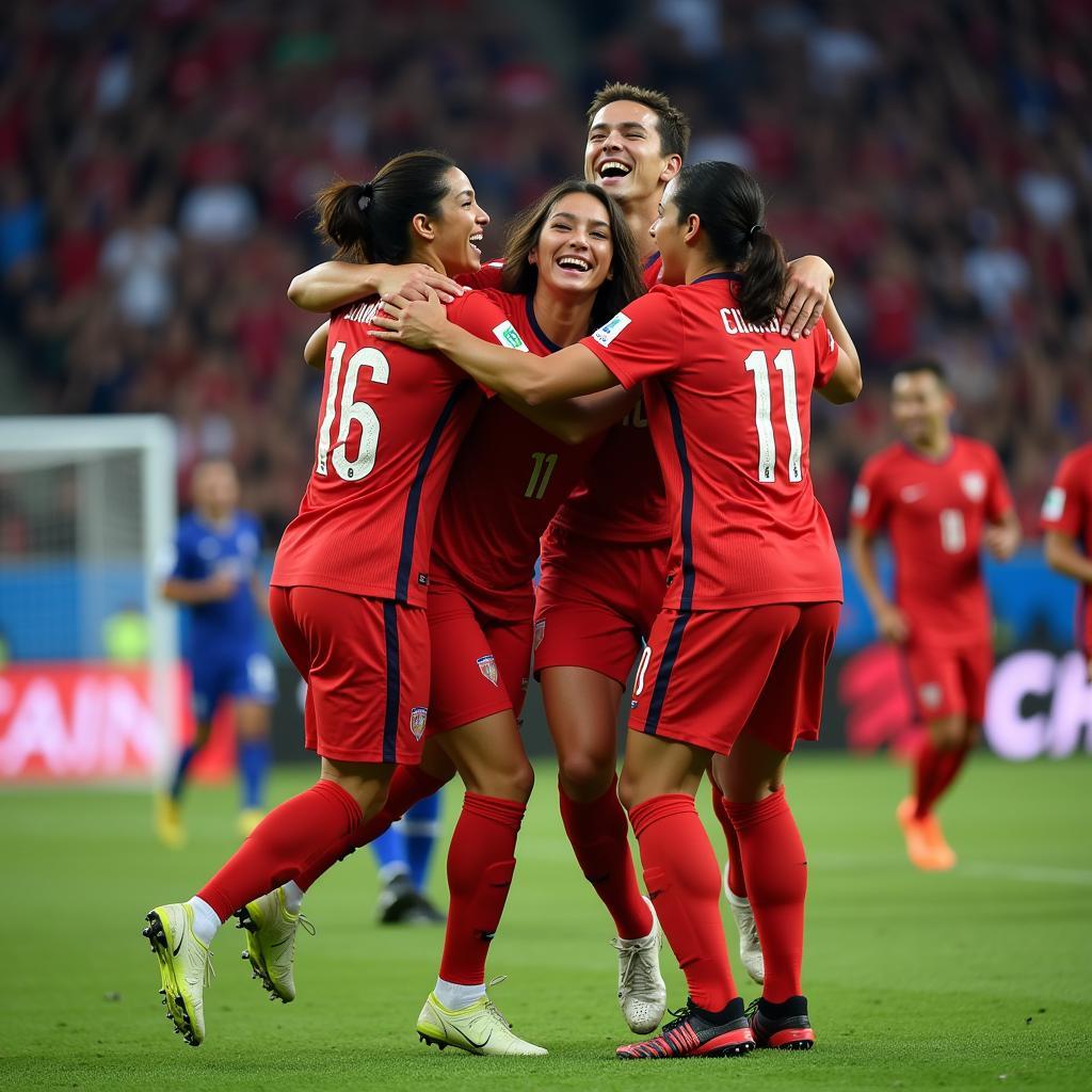 AFC Asian Cup 2019 Goal Celebration