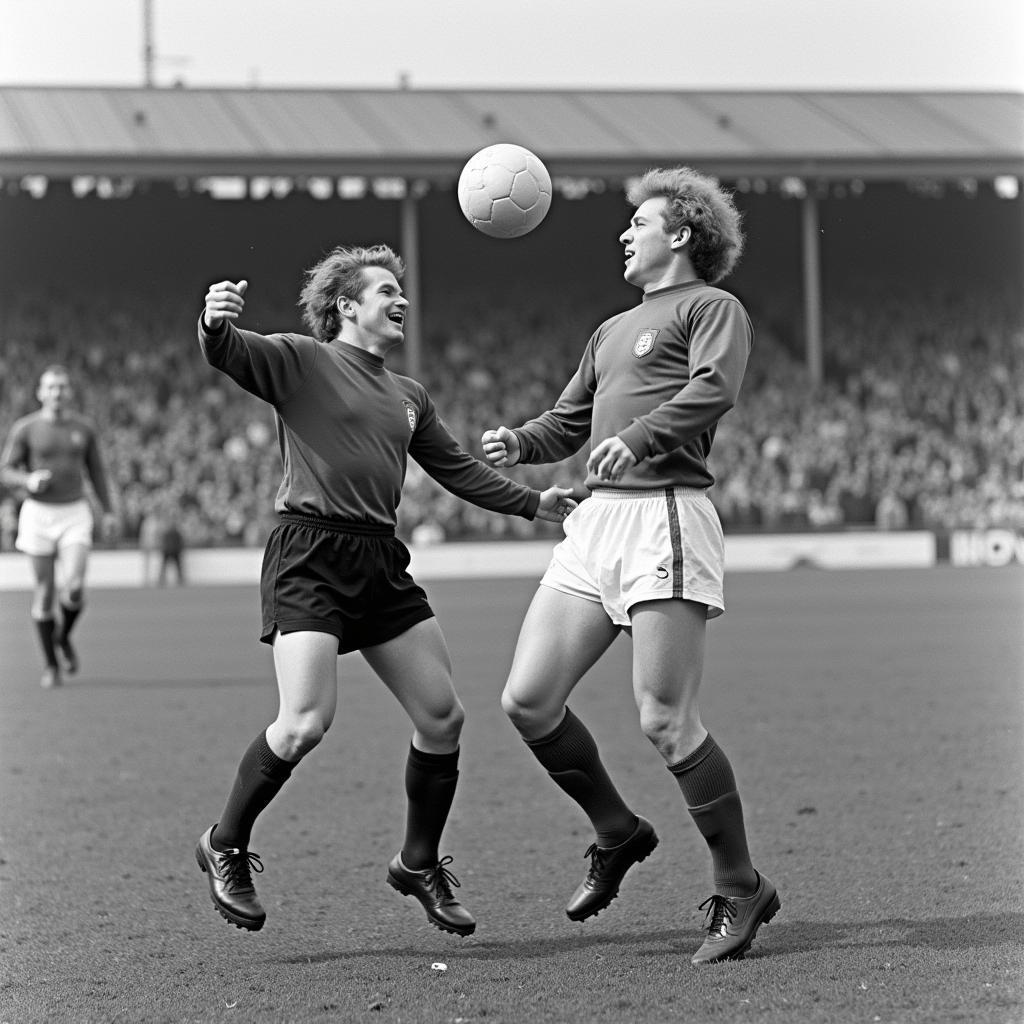 Alf Inge Haaland playing for Leeds United