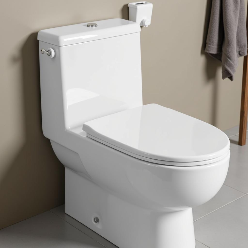 American Standard 2395 Toilet Seat in a Modern Bathroom in Thủ Đức