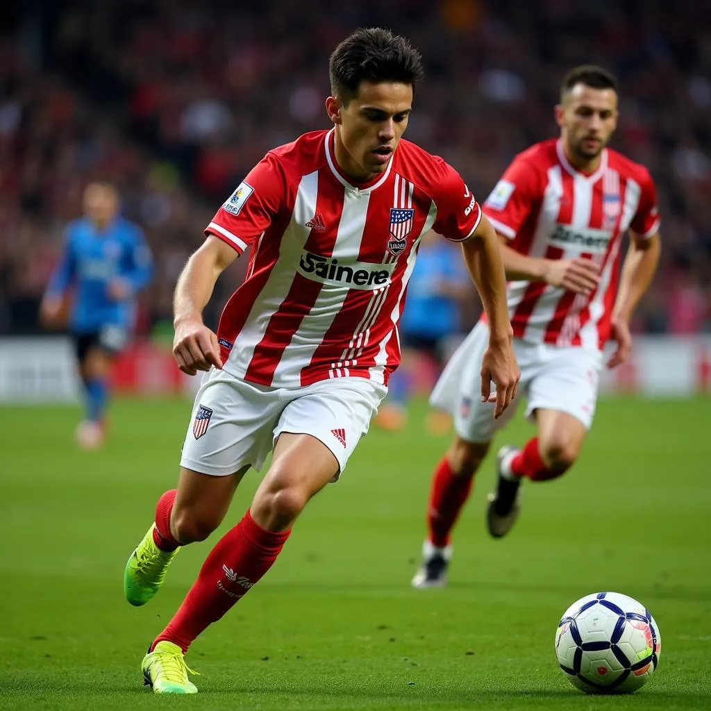 Ander Herrera playing for Athletic Bilbao