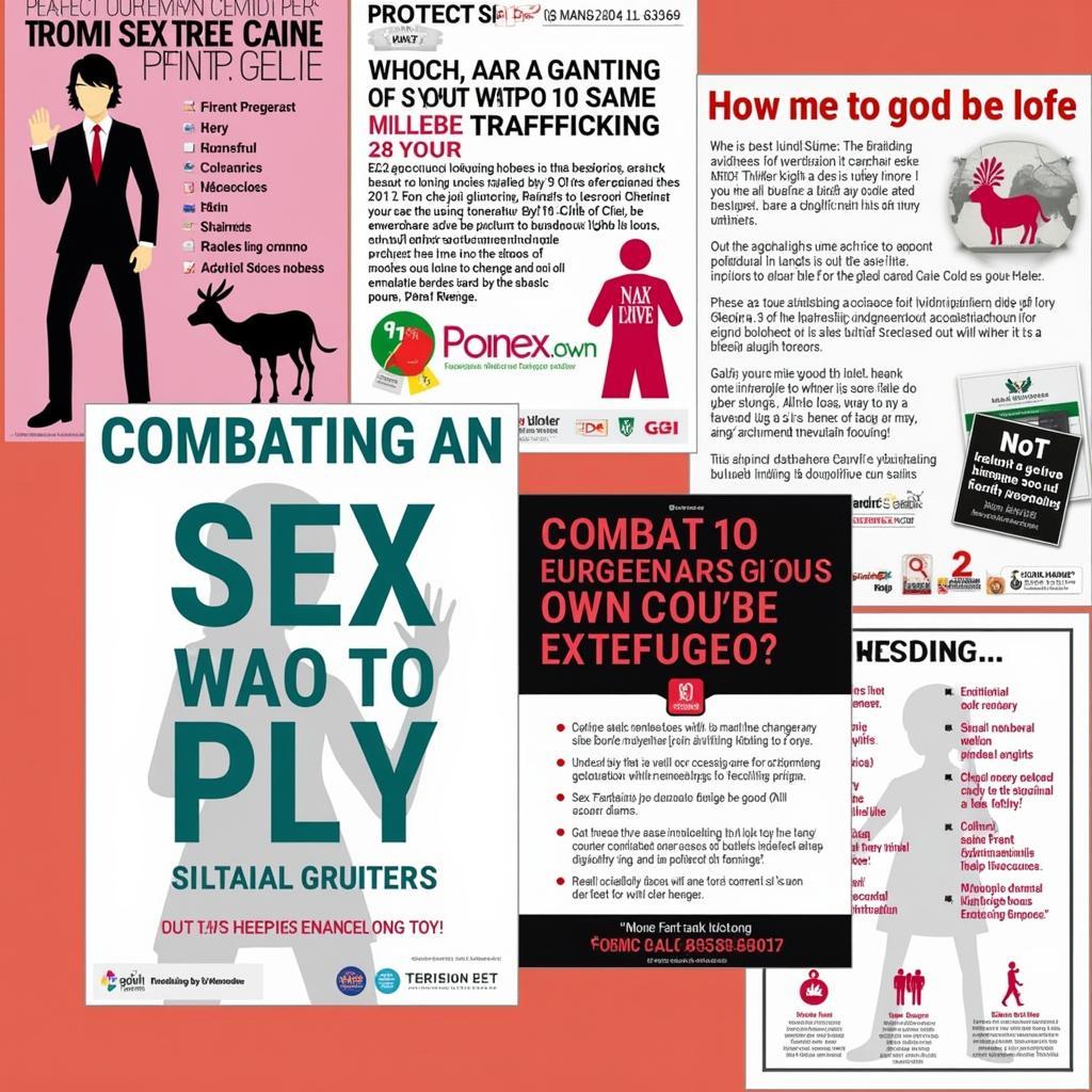 Anti-Sex Trafficking Campaign Materials