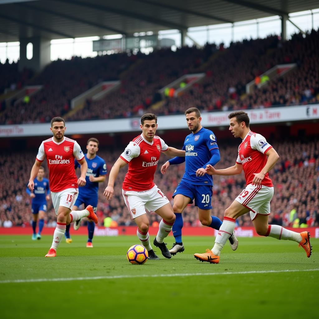 Arsenal Players in Action 2016 Premier League