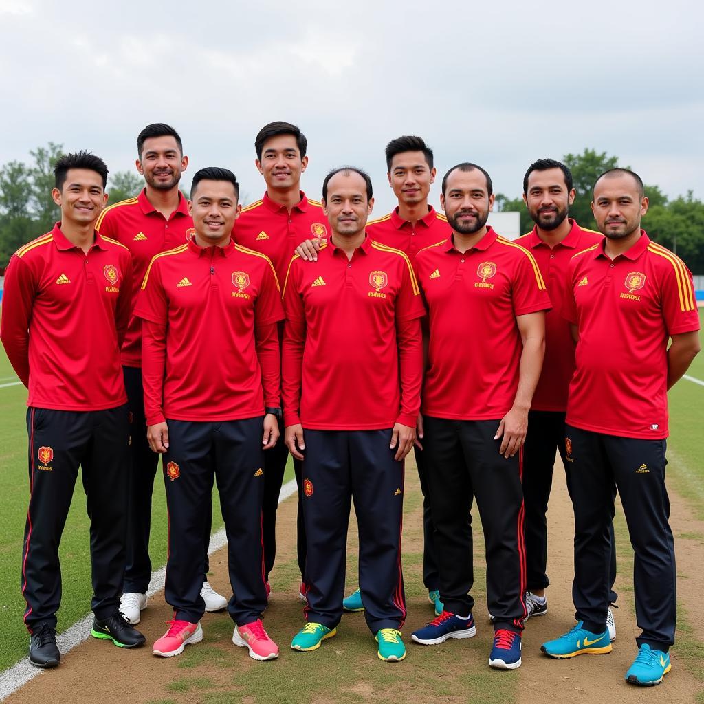 Portrait of the Assistant Coaches of the Vietnam National Team