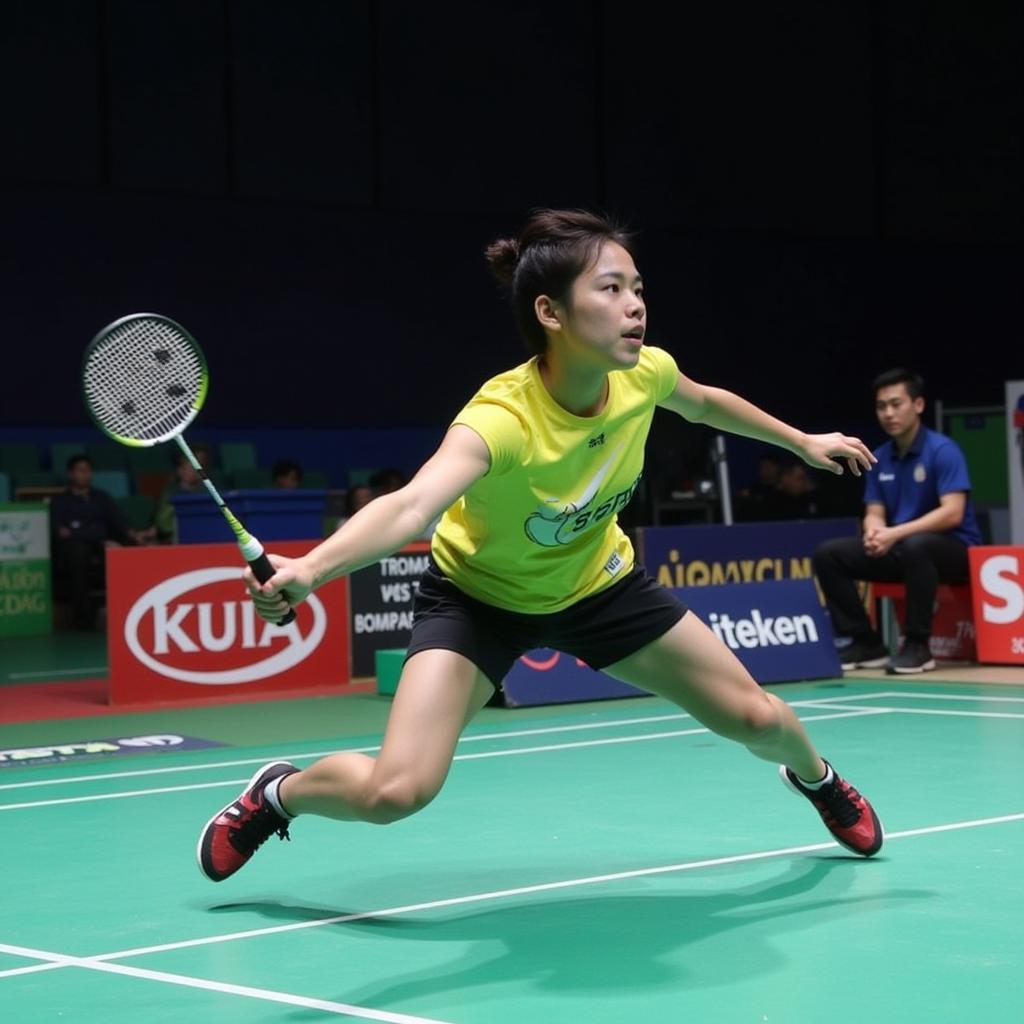 Badminton Player in Thu Dau Mot