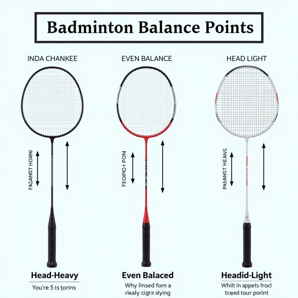 Badminton Racket Balance Points