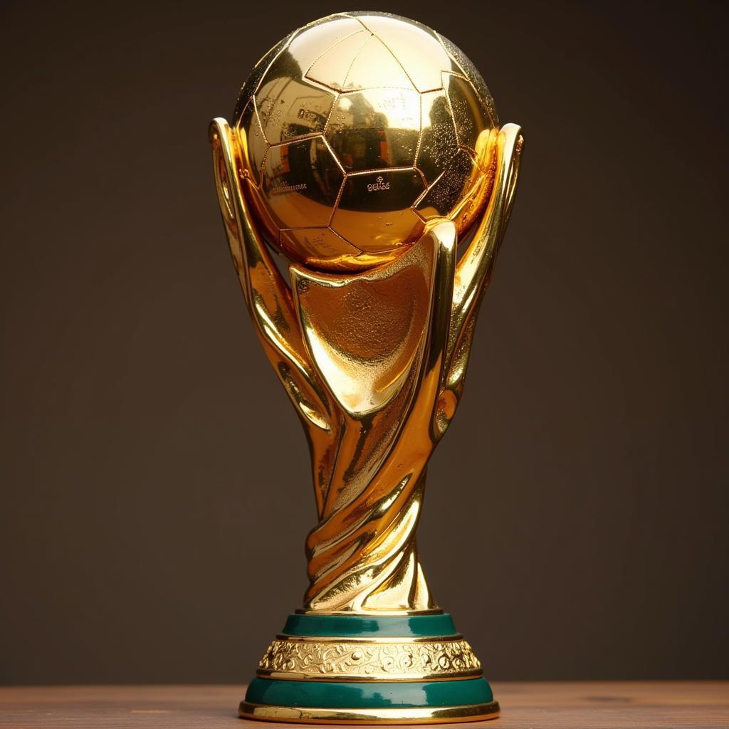 Ballon d'Or Trophy Close-Up