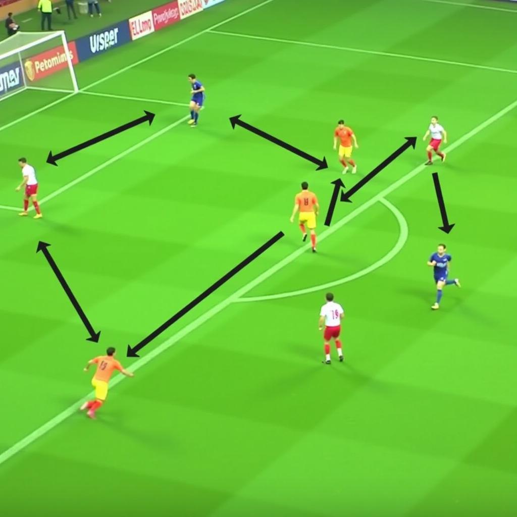 Deep Defensive Line Against Haaland in EA FC 24