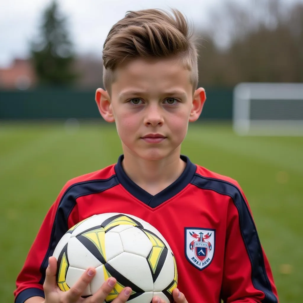 Ben Lord in his youth academy days