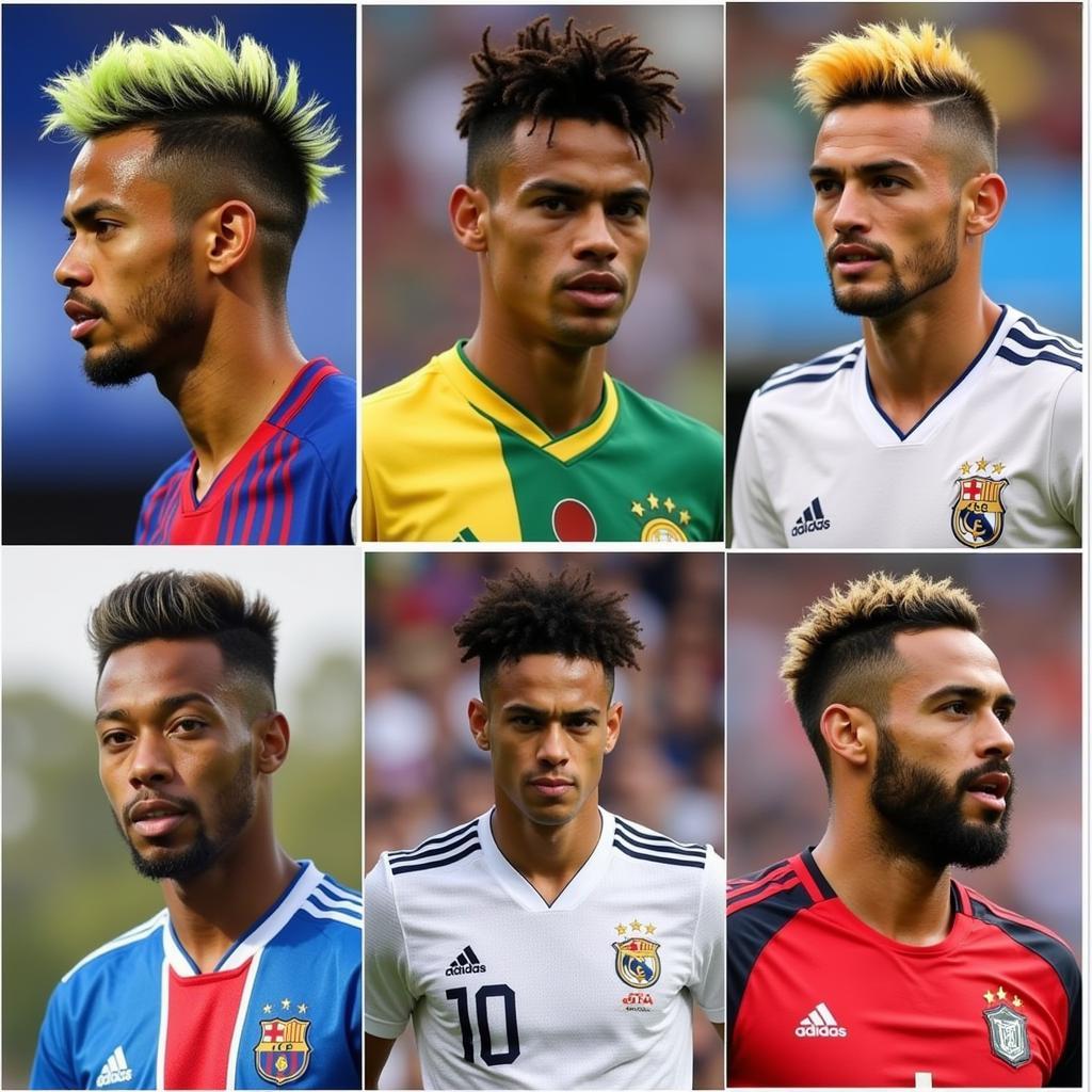 Neymar Jr.'s Bold Hairstyles