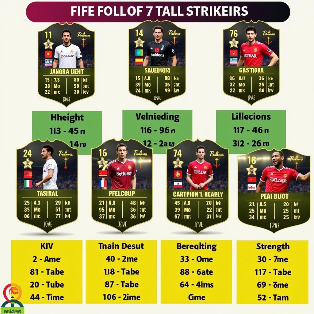 Best Tall Strikers in FIFA Online 3