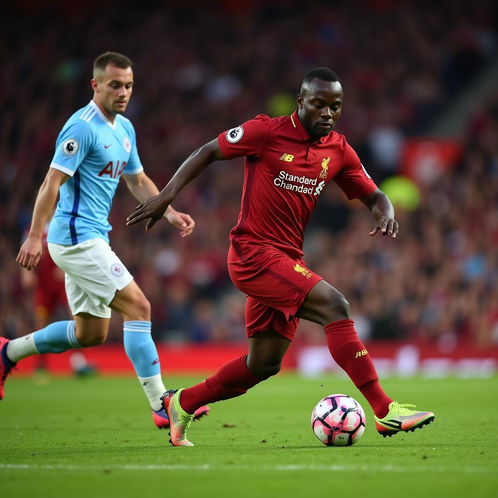 Sadio Mane in Action