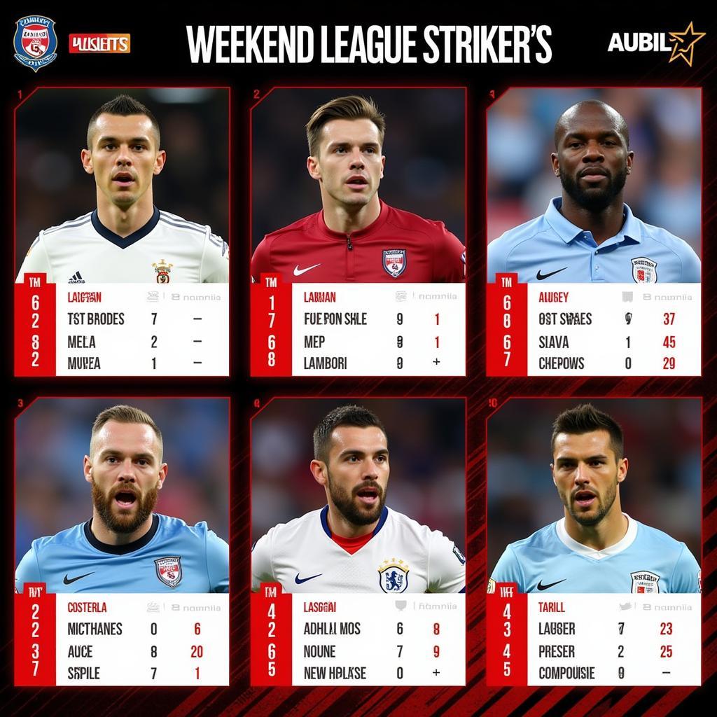 Top Weekend League Strikers