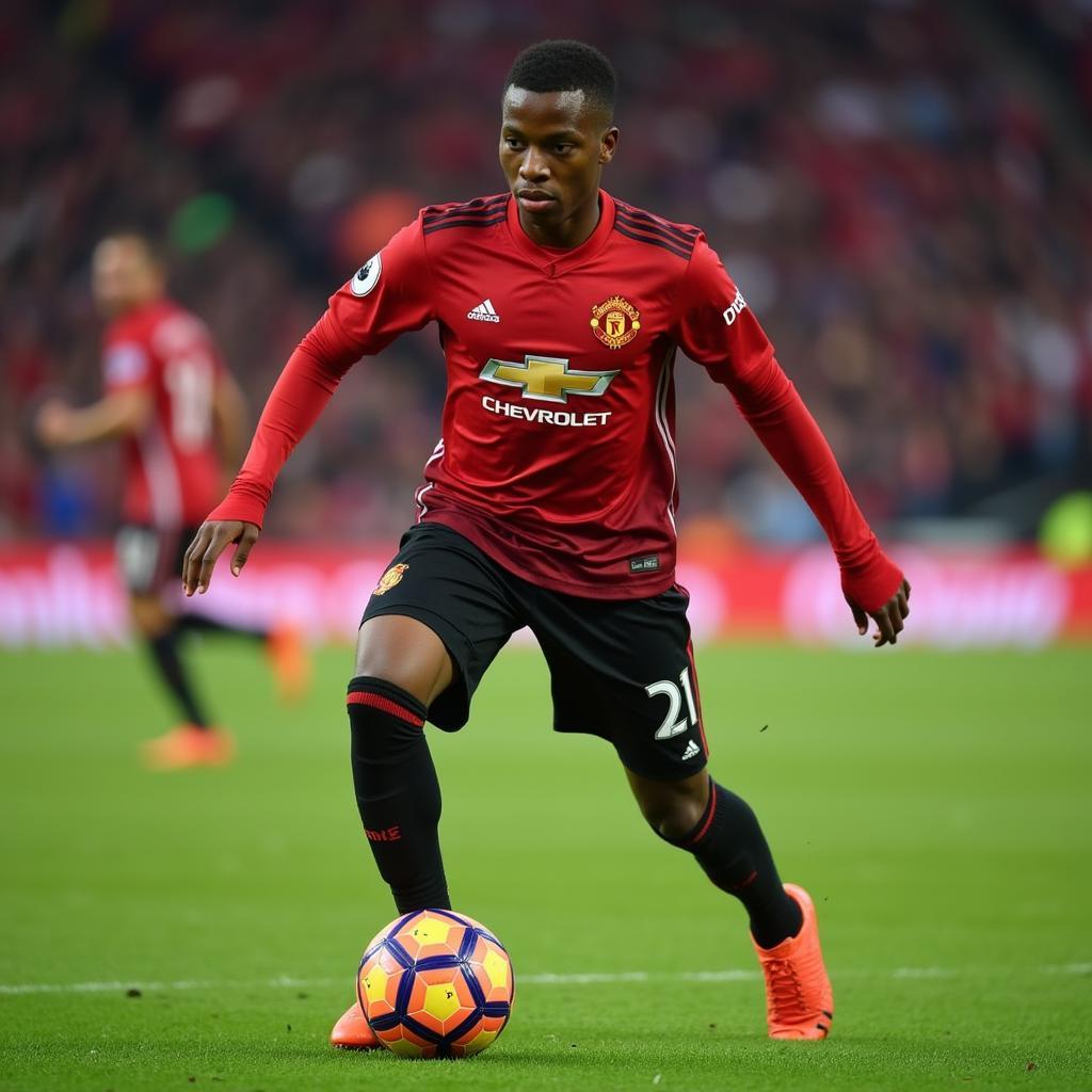 Brandon Williams Makes his Manchester United Debut