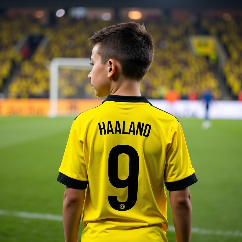 Dortmund Home Kit with Haaland 9