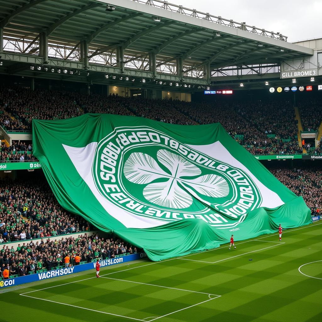 Celtic Fans Create Electric Atmosphere