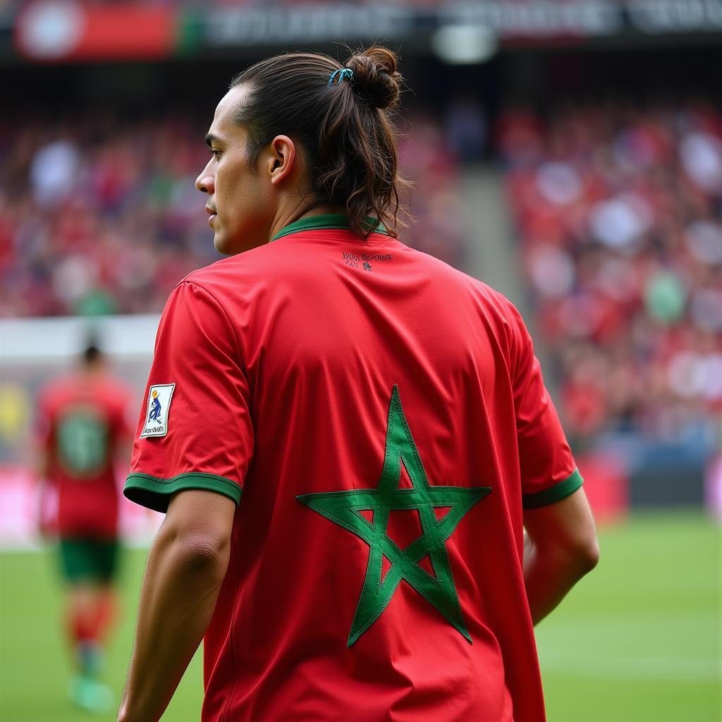 Marouane Chamakh representing Morocco