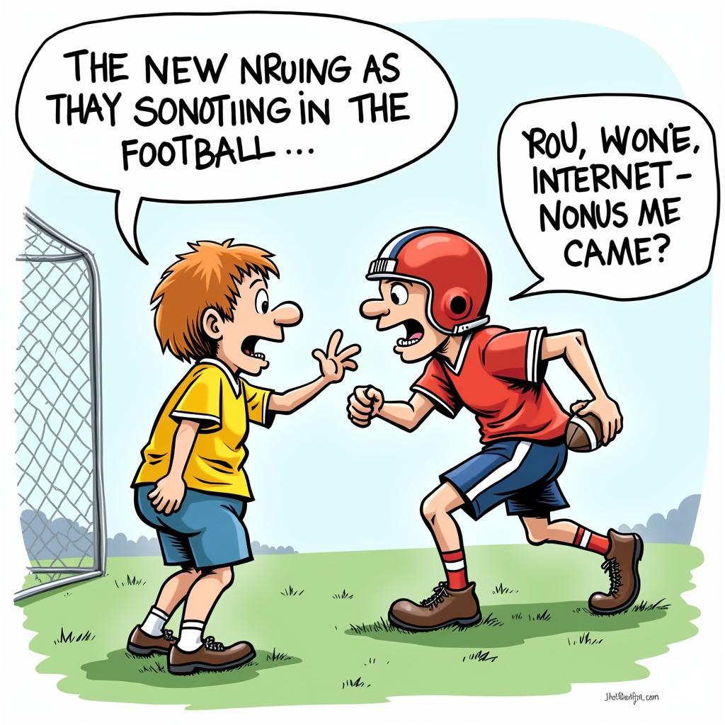 Classic Football Cartoon Meme