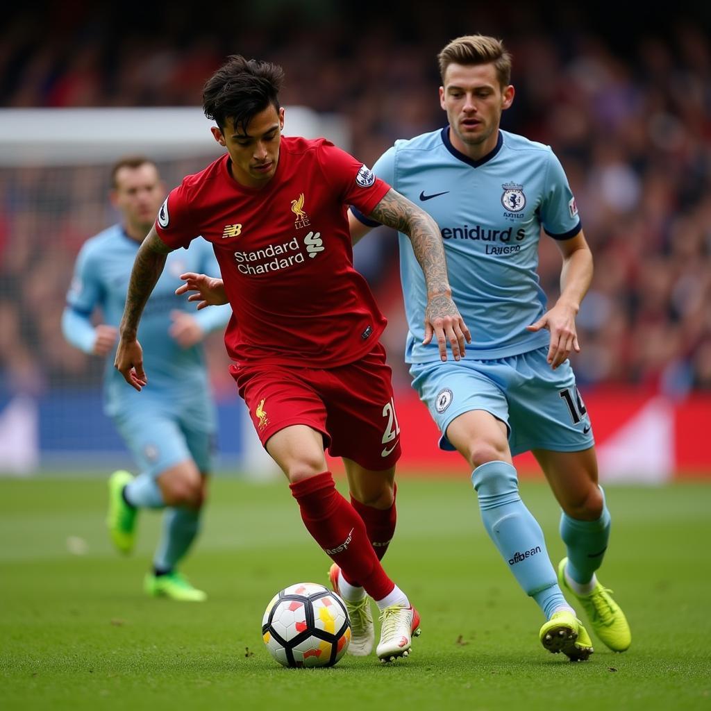 Coutinho in Liverpool jersey