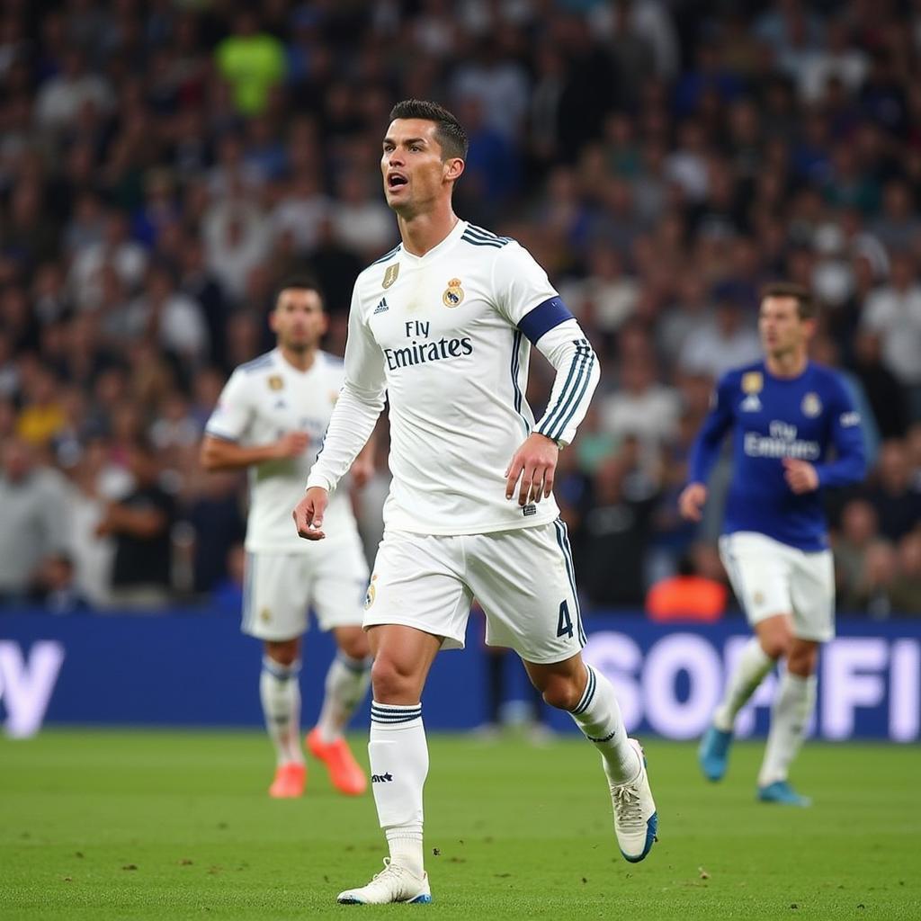 Cristiano Ronaldo in Champions League 2018 Action