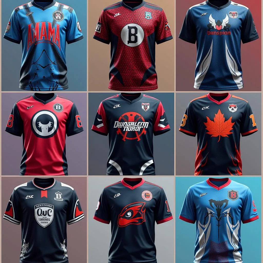 Custom Gaming Jersey Designs