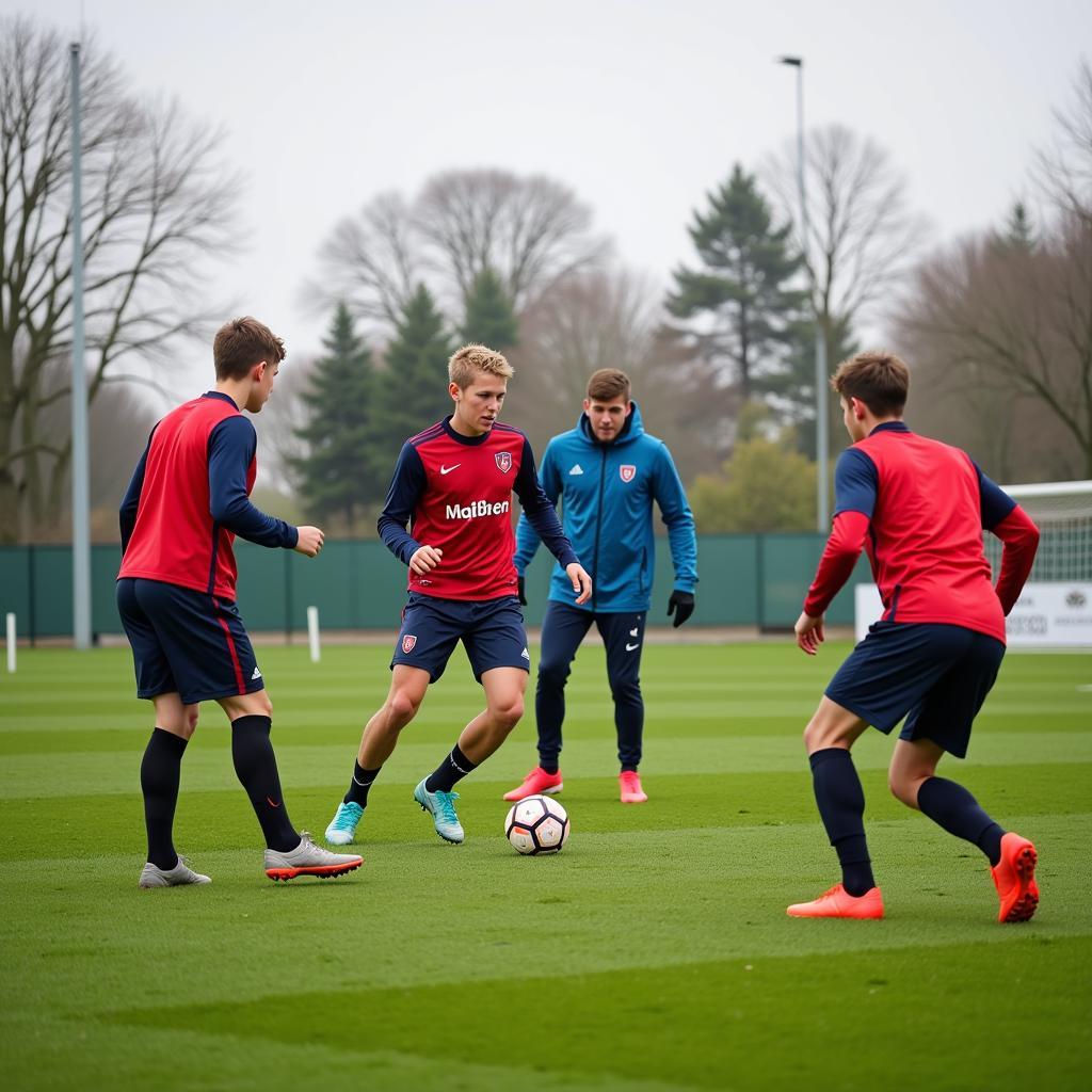 Danish Football Academy Training Session