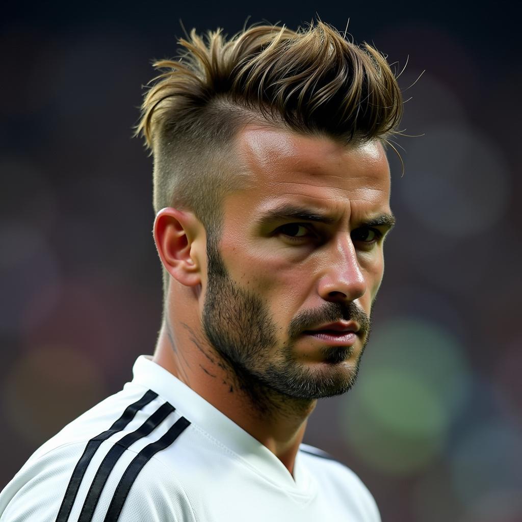 David Beckham Mohawk