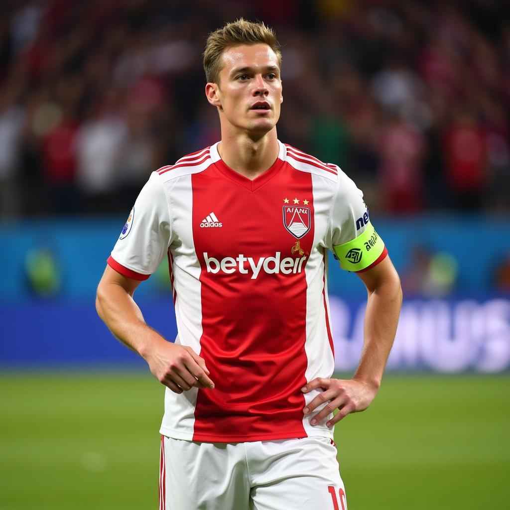 Matthijs de Ligt commands the defense