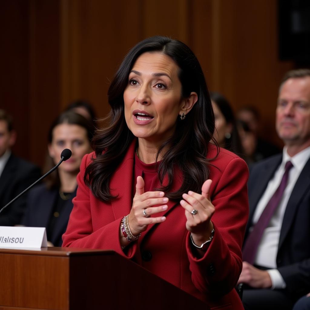 Deb Haaland Addressing Congress