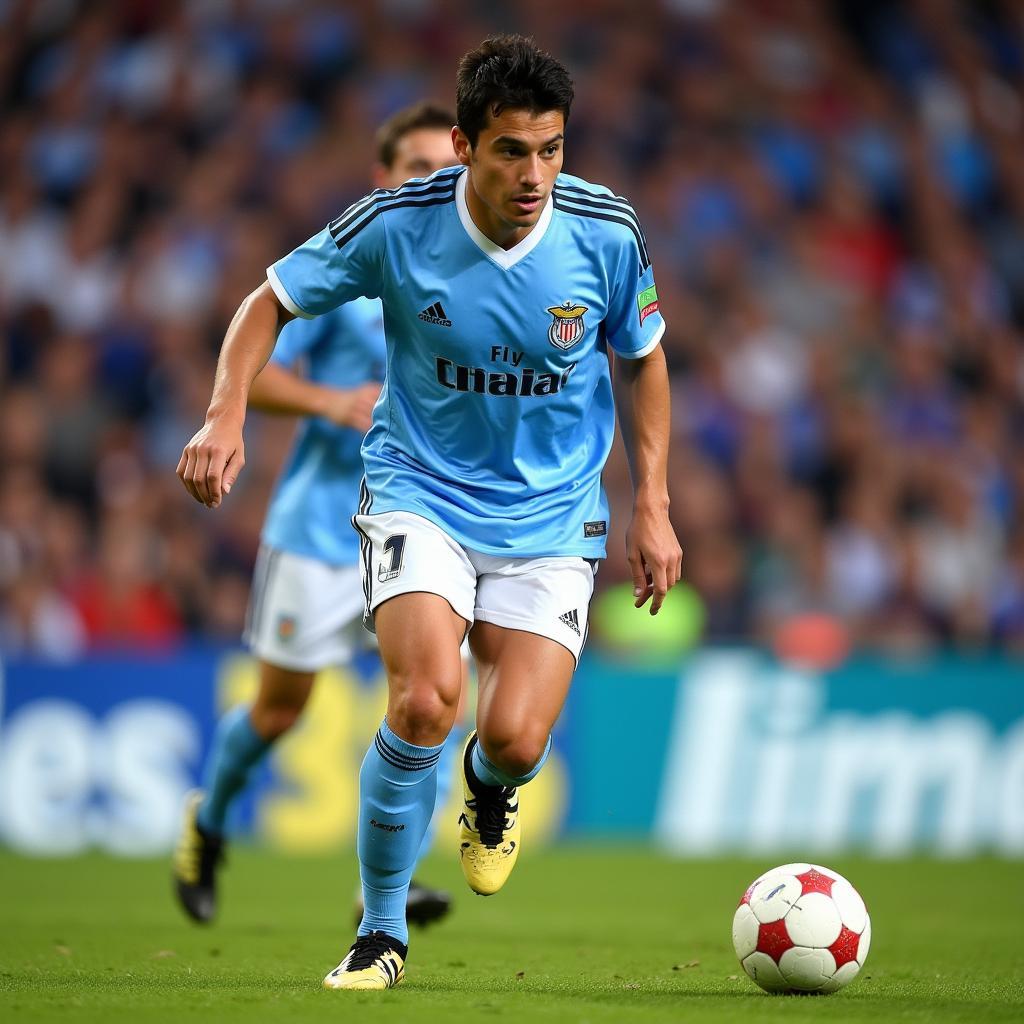 Dejan Stankovic in action during his time at Lazio