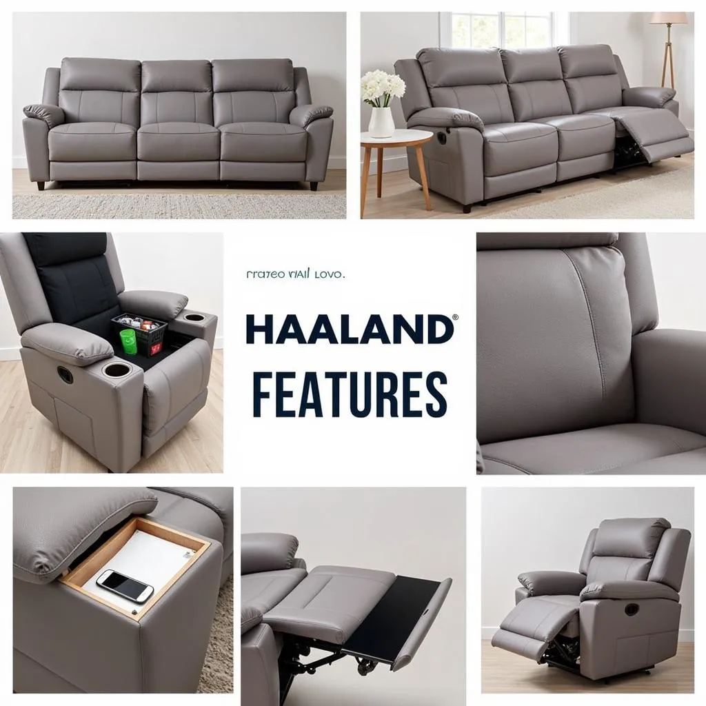 Different Haaland Sofa Features