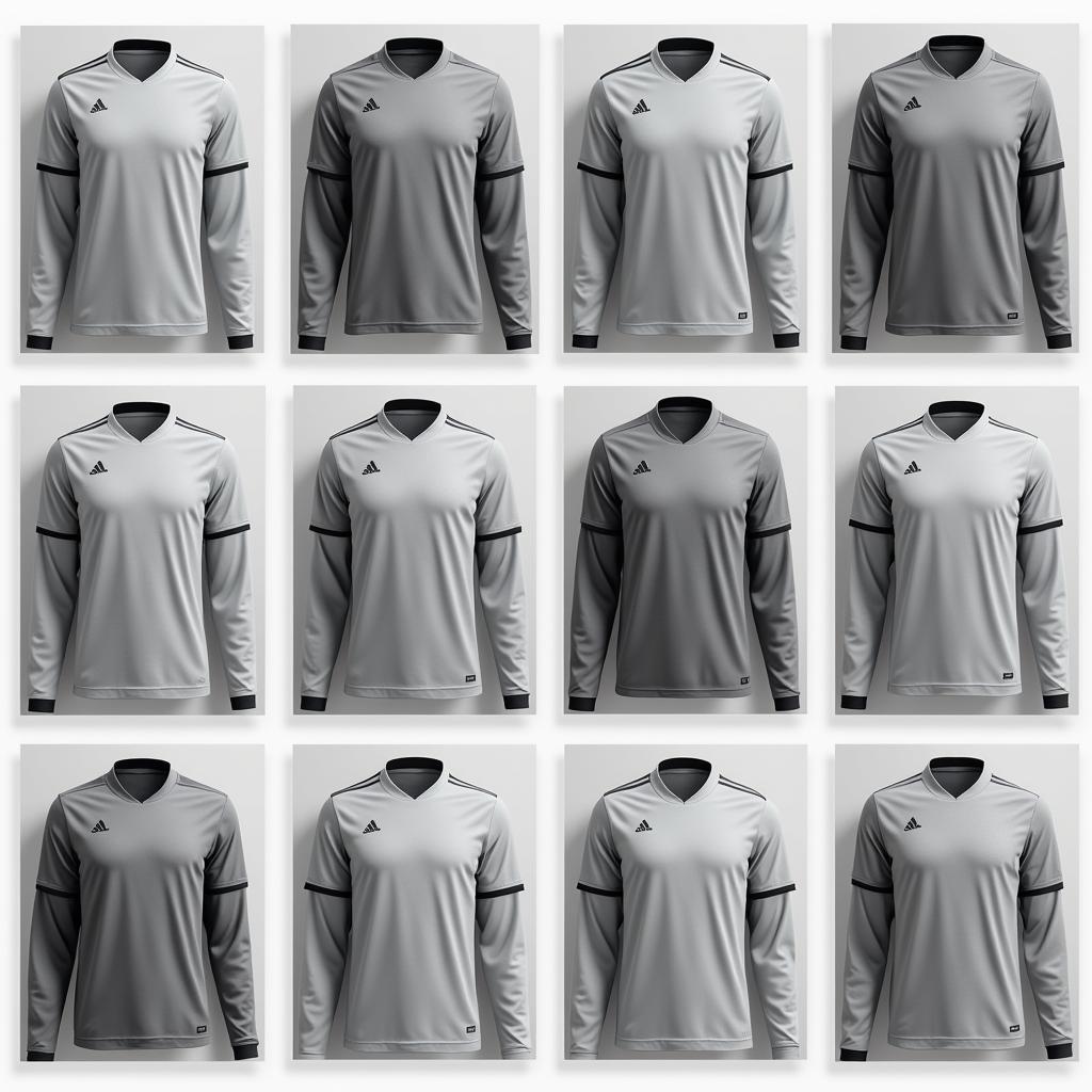 Different Shades of Grey Football Jerseys