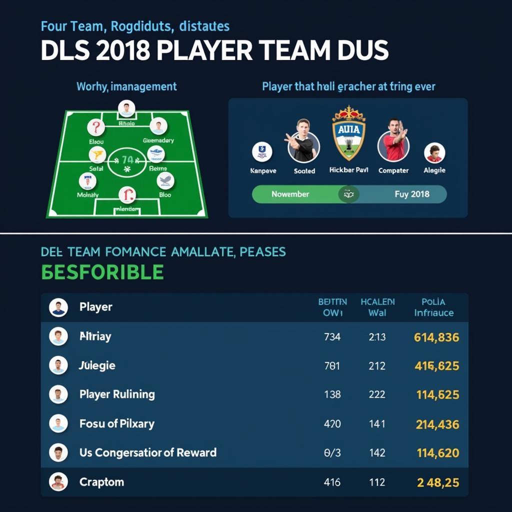 DLS 2018 Team Management Screen