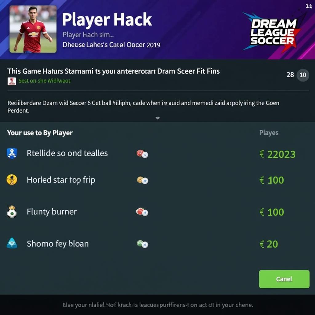 dls 2019 player hack screenshot showing unlimited coins