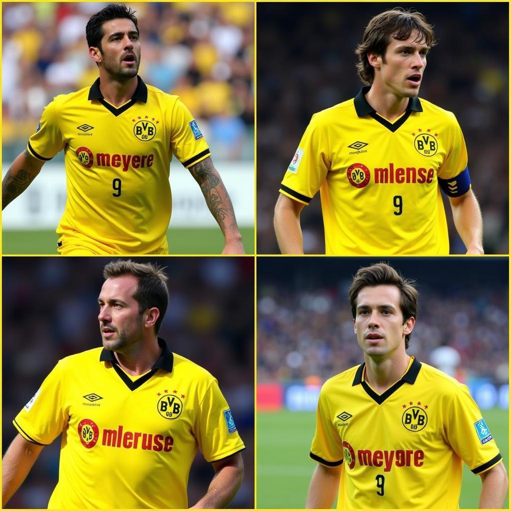 Dortmund's Number 9s Through the Years