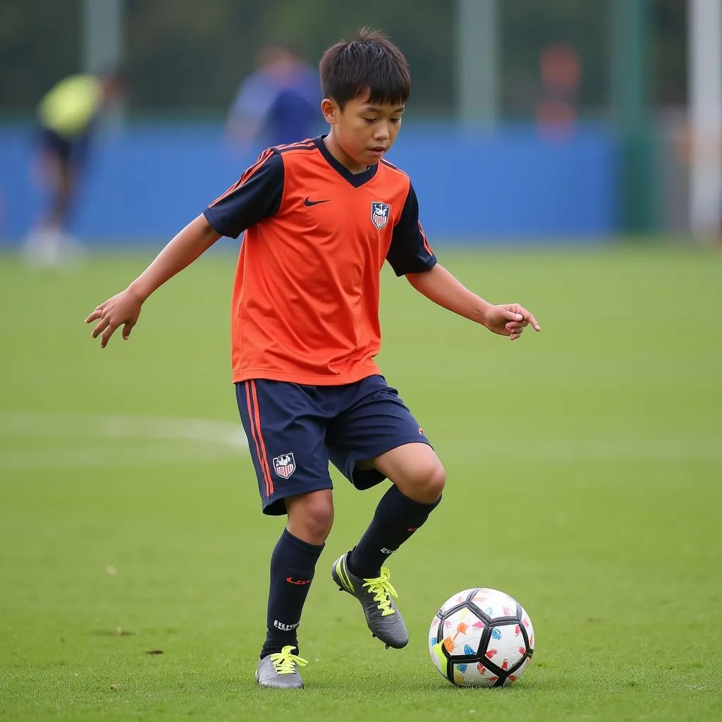 Duc Huy U23 Training