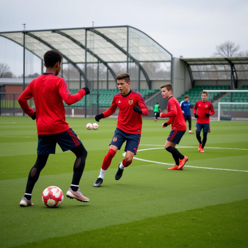 English Youth Football Academy Training