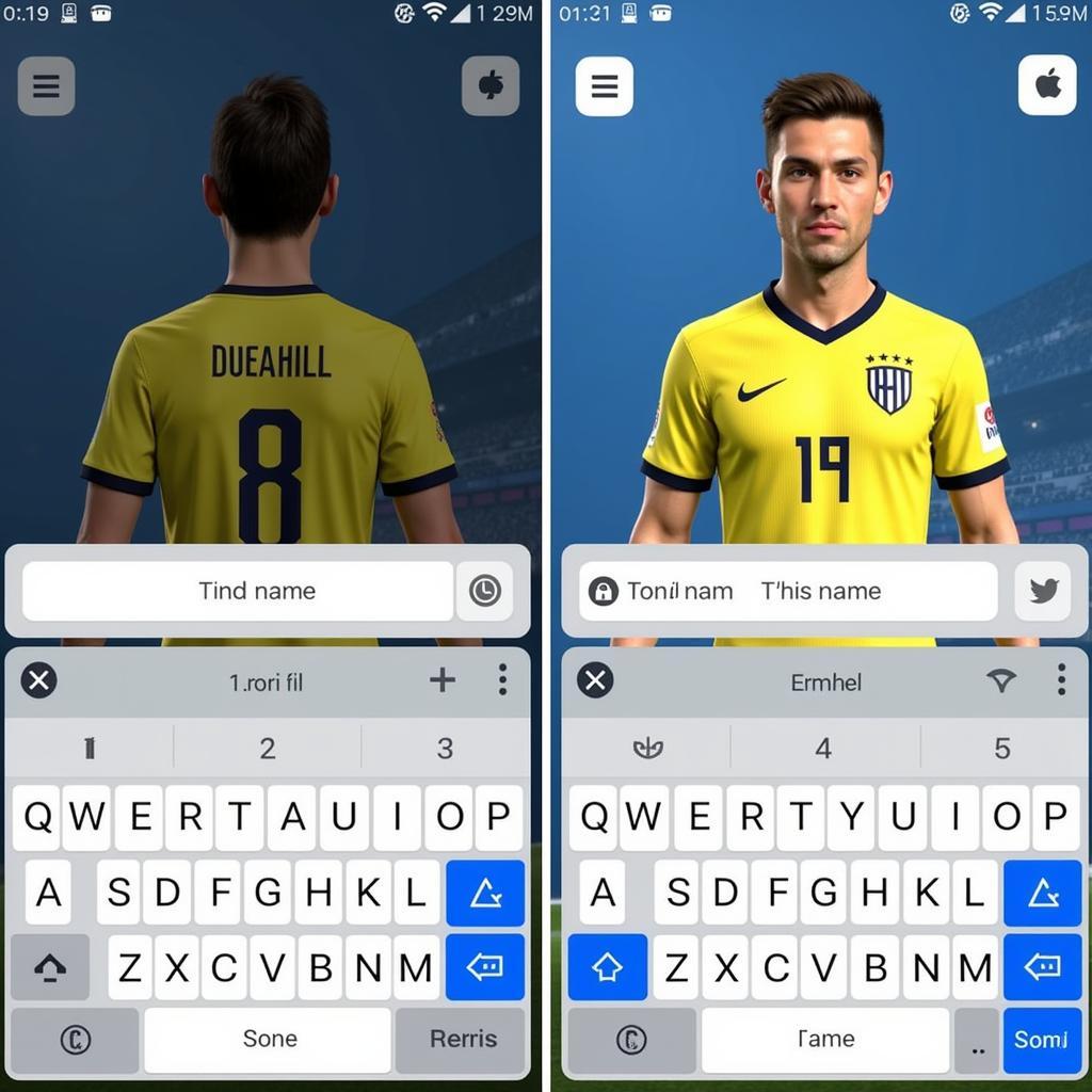 Changing a Player's Name in Dream Soccer 2019