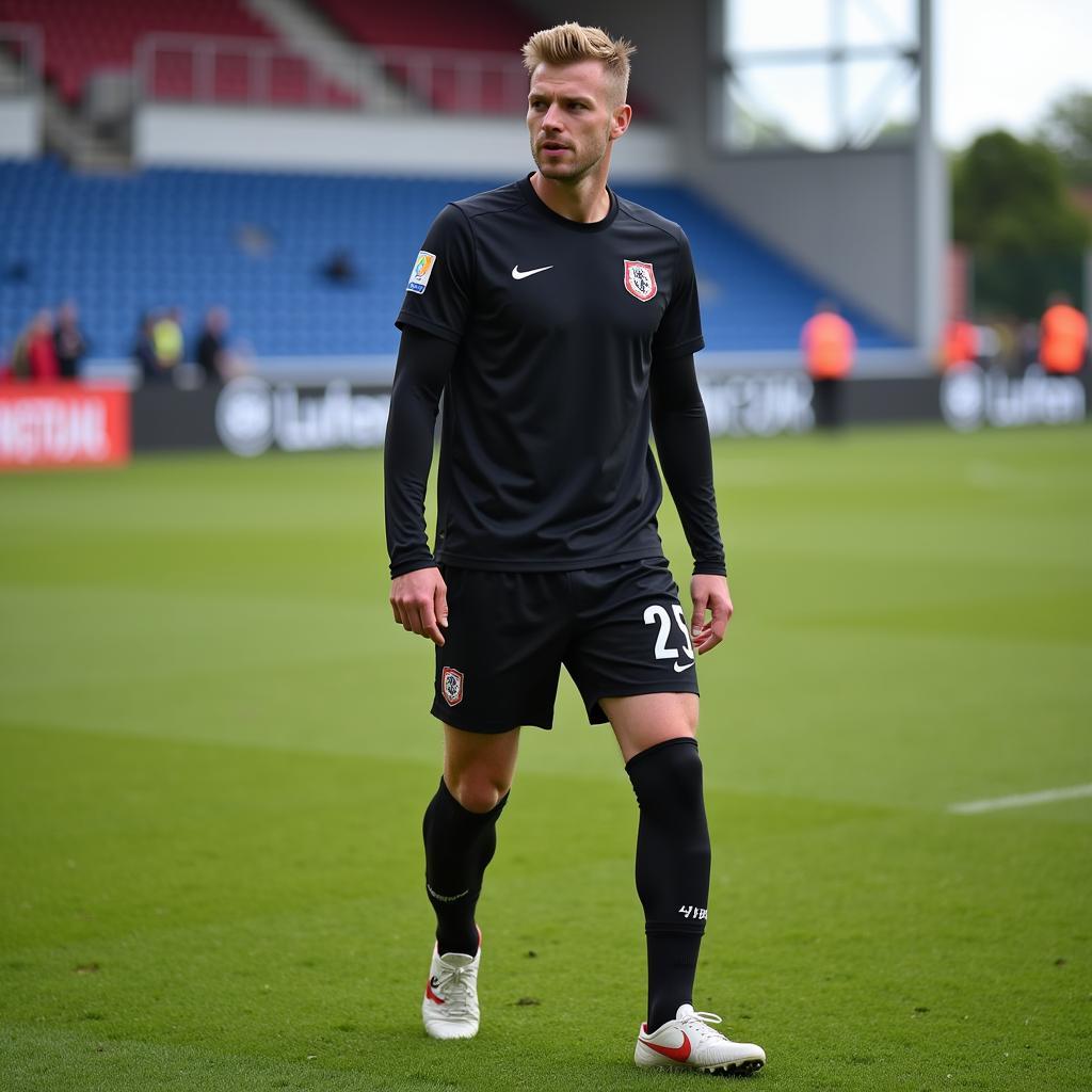 Erling Haaland making his debut for Bryne FK's first team