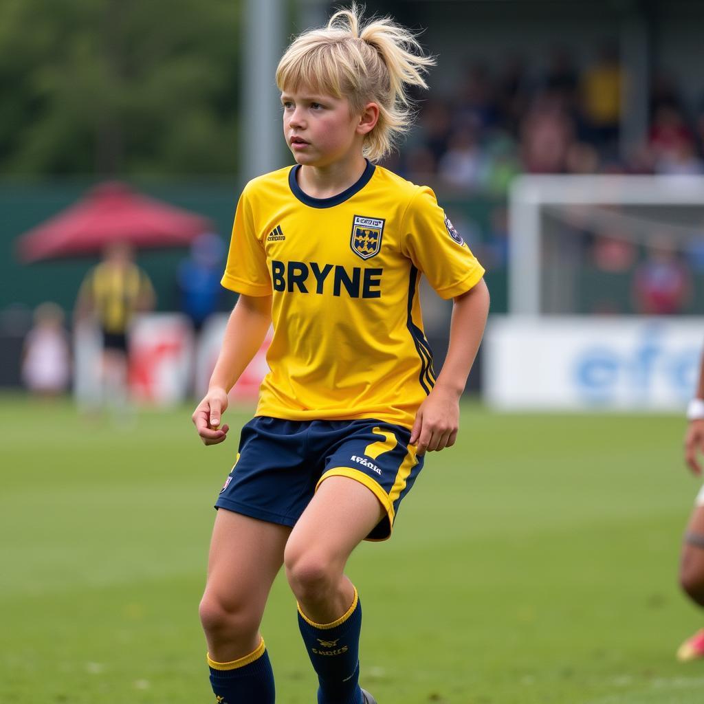 Haaland in Bryne FK Youth Team