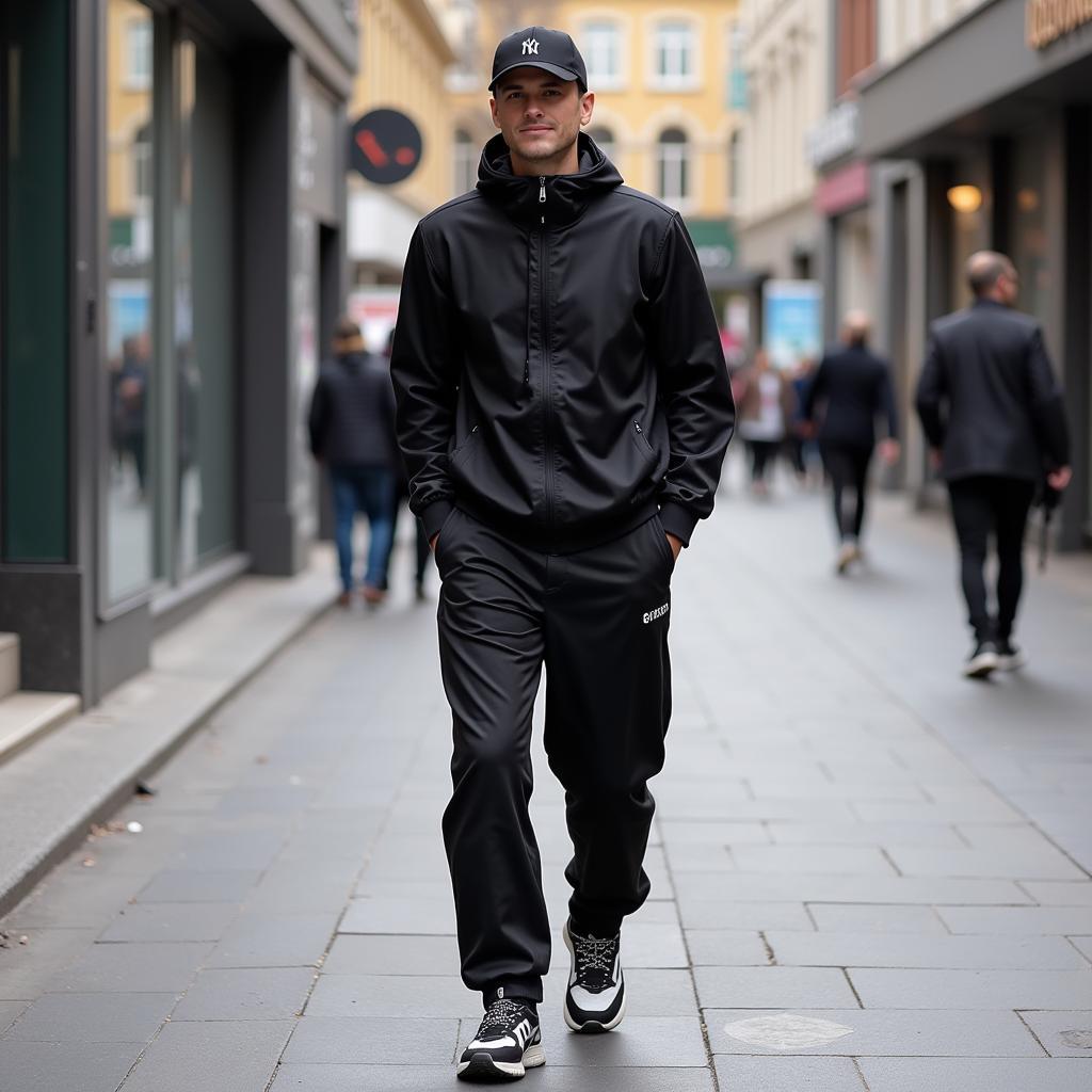 Erling Haaland sporting a casual yet stylish look