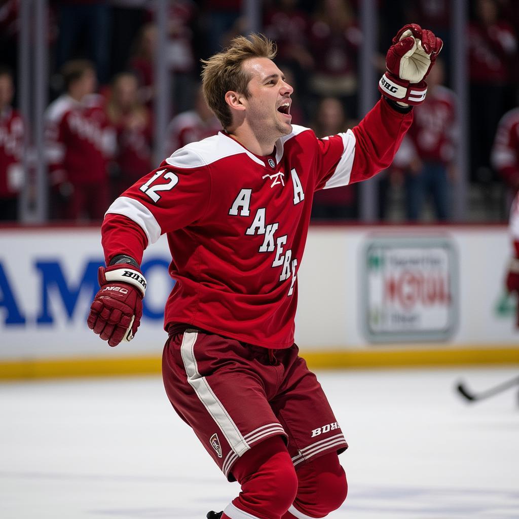 Erling Haaland celebrates a goal with intensity