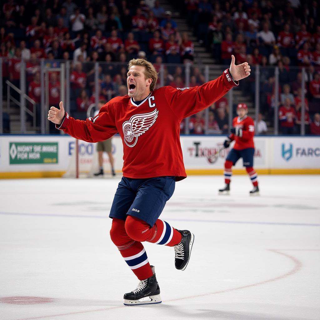 Erling Haaland celebrating a goal