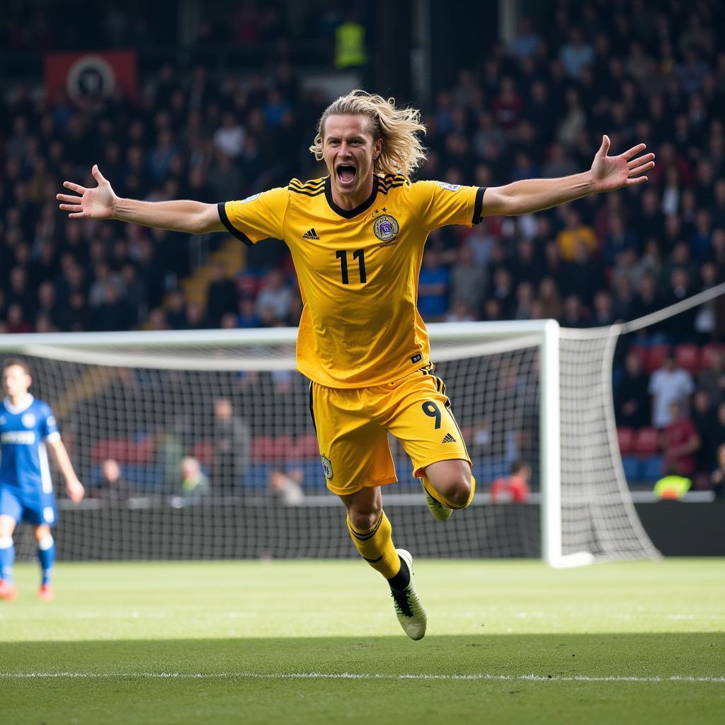 Erling Haaland's Goal Celebration