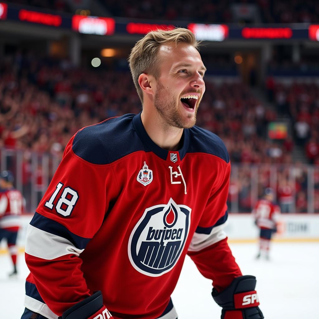 Erling Haaland celebrates after scoring a goal