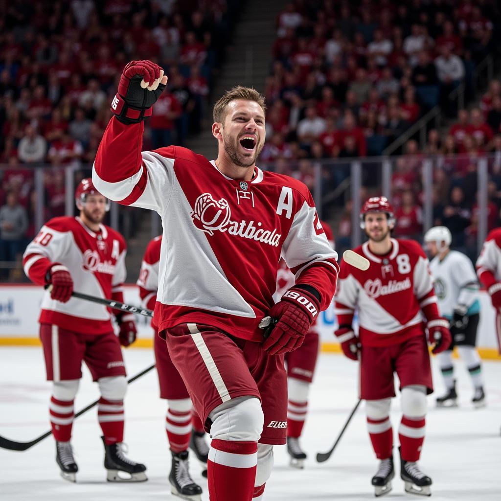 Erling Haaland celebrates a goal for his team