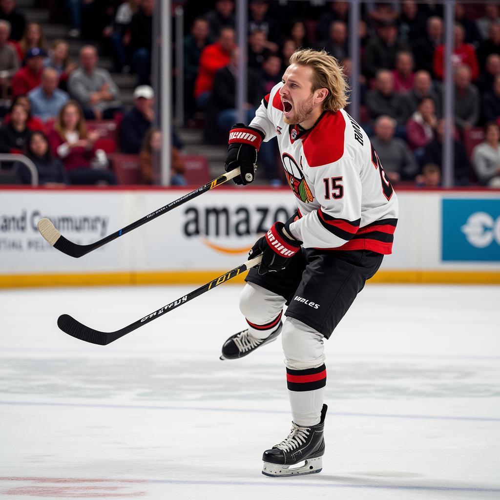 Erling Haaland celebrates a goal