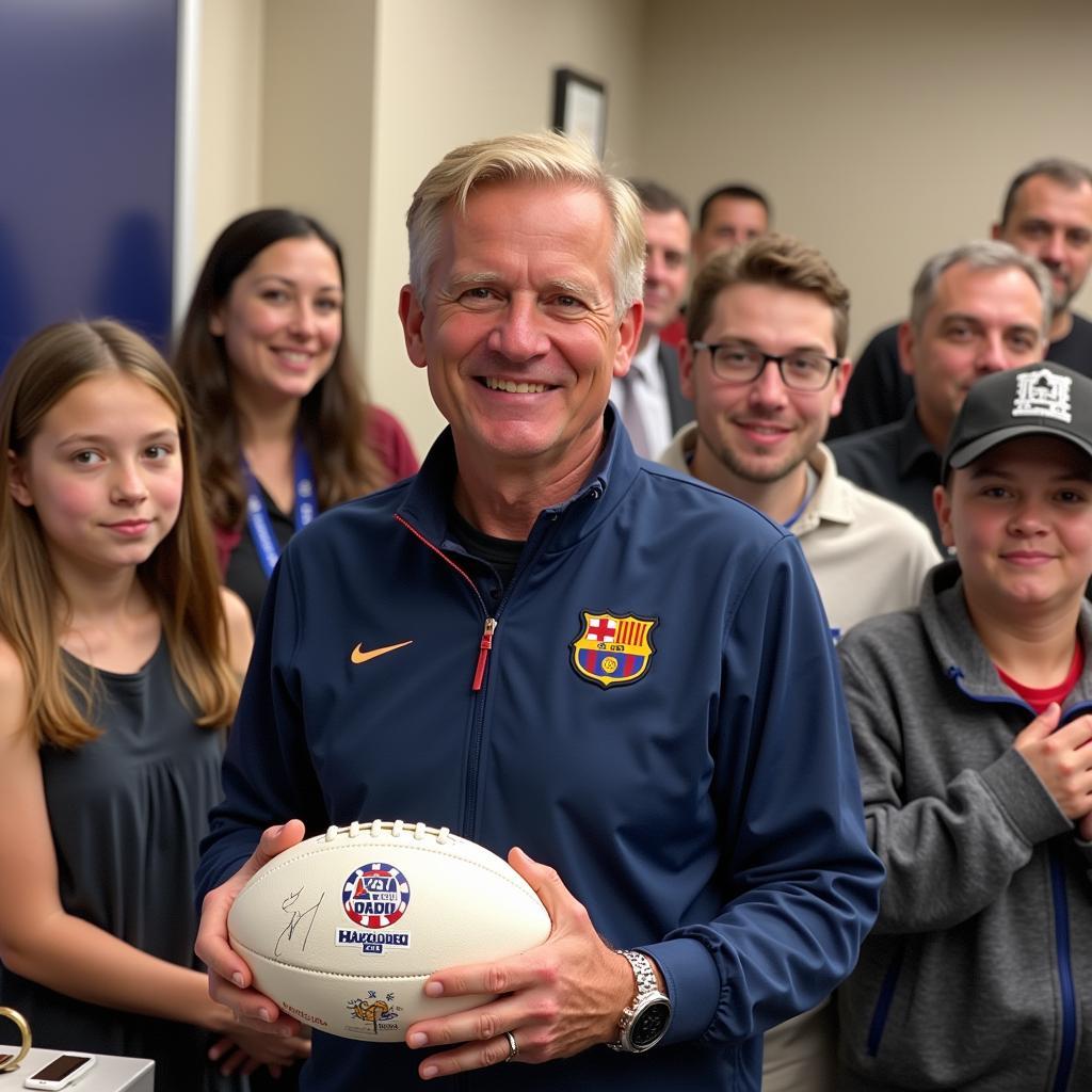 Erling Haaland participating in a charity event