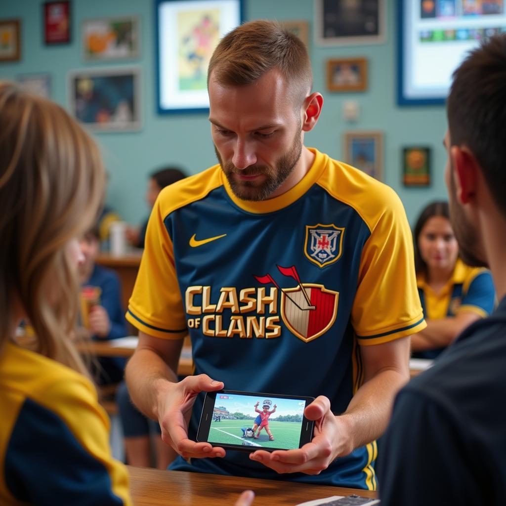 Erling Haaland in Clash of Clans Ad